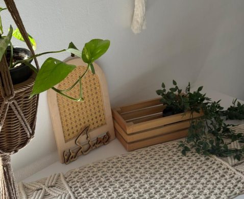 runner ورشة مفرش مكرمية macrame runner