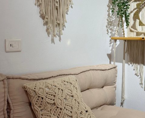 كوشن macrame cushion ورشة كوشن مكرمية للمحترفين